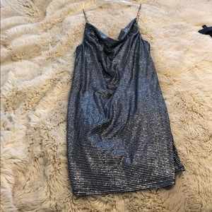 Topshop glitter dress